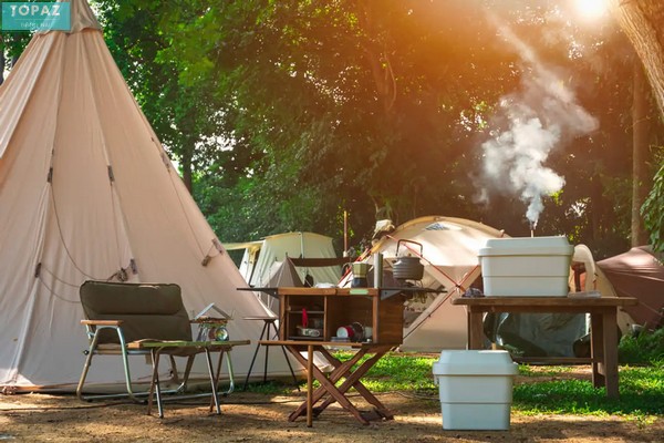 Trải nghiệm cắm trại qua đêm ngay tại khu du lịch mà không cần lo lắng phải chuẩn bị gì 