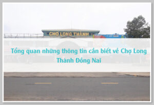 Tổng quan những thông tin cần biết về Chợ Long Thành Đồng Nai