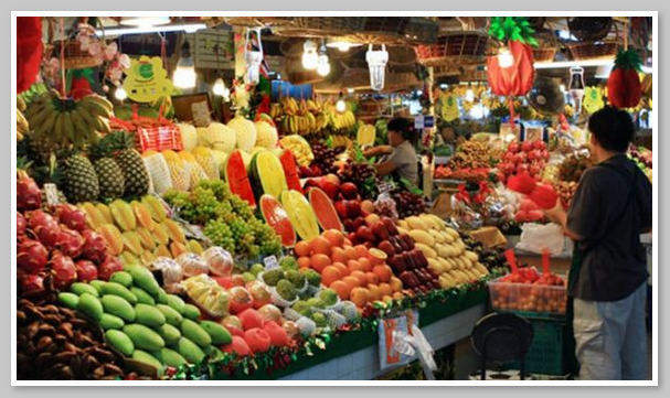 Chợ Long Thành là địa điểm mua sắm sầm uất và giá cả hợp lý 