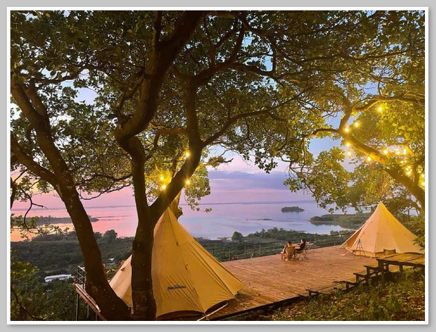 Trải nghiệm cắm trại qua đêm ở Hồ Trị An