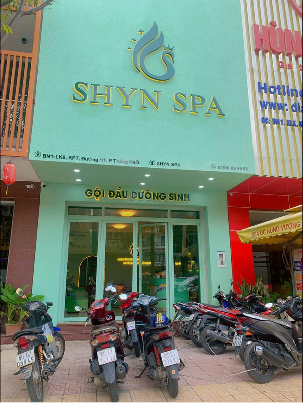 Không gian tại Shyn Spa được thiết kế sang trọng 