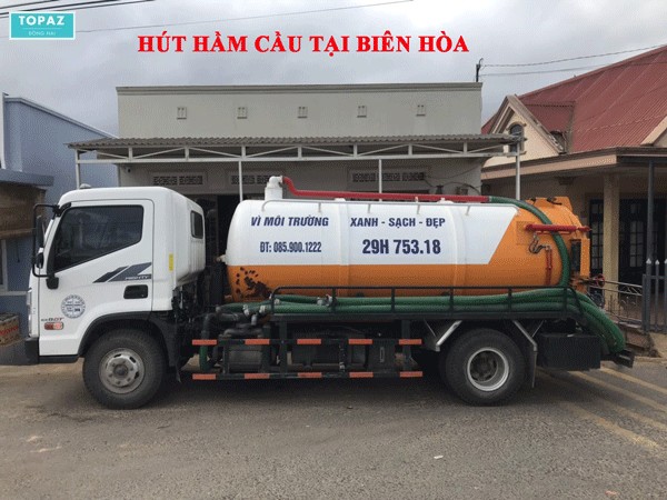 Dịch vụ hút hầm cầu Biên Hoà của Xanh Group