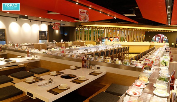 Kichi Kichi là chuỗi nhà hàng nổi tiếng tại Việt Nam với phong cách buffet lẩu băng chuyền độc đáo