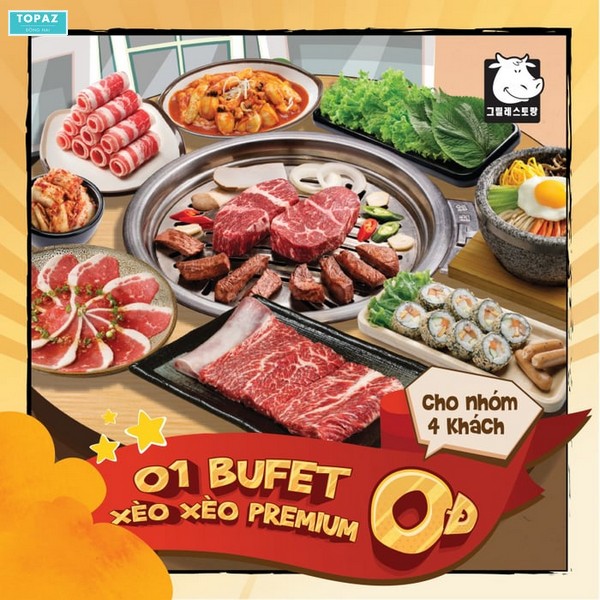 Gogi House là điểm đến quen thuộc cho những người yêu thích ẩm thực Hàn Quốc tại TP.Biên Hòa