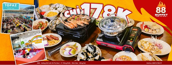 Sayaka Vincom Biên Hòa là một địa điểm buffet lẩu nướng Nhật Bản khá nổi tiếng và được nhiều thực khách ở Đồng Nai và Biên Hòa yêu thích