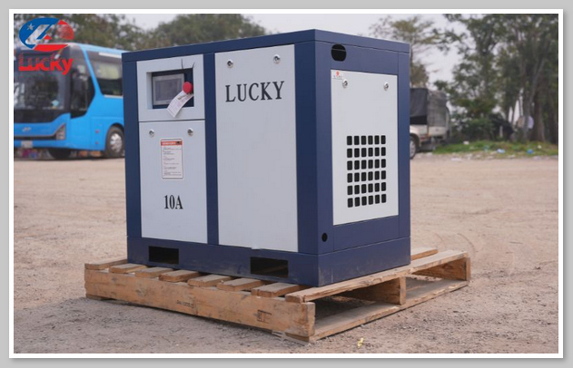 Máy nén khí trục vít Lucky 10hp