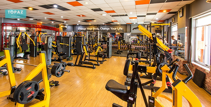Lio Fitness & Yoga với không gian rộng và nhiều tiện ích