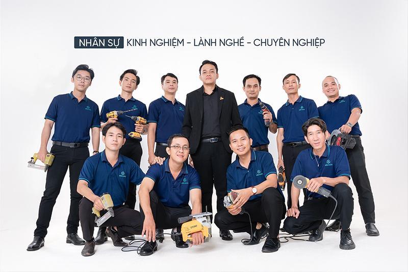 Đội ngũ nhân viên giàu kinh nghiệm là yếu tố then chốt của đơn vị thi công thiết kế nội thất đẳng cấp