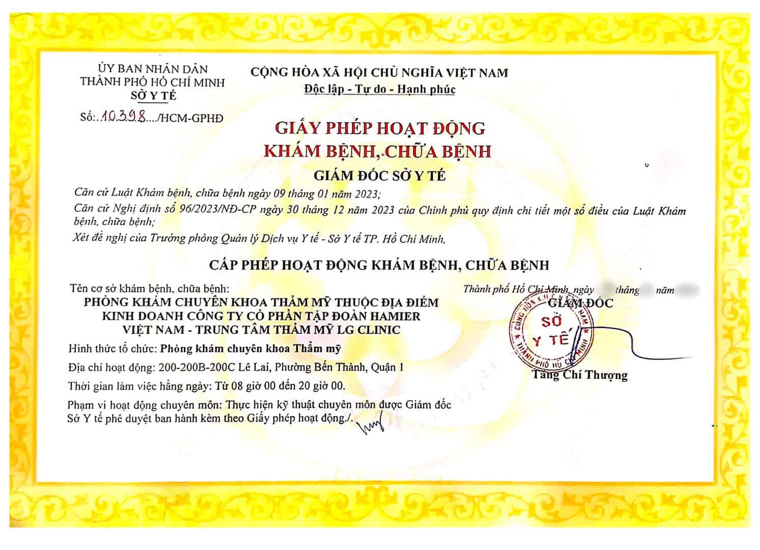 nâng cơ mặt LG Clinic