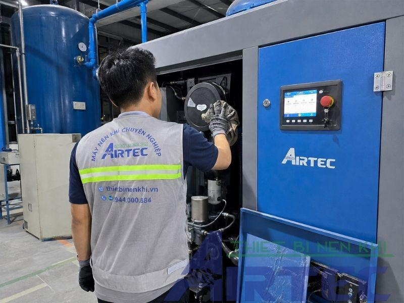 Lắp Đặt Máy Nén Khí Cho Nhà Xưởng Airtec